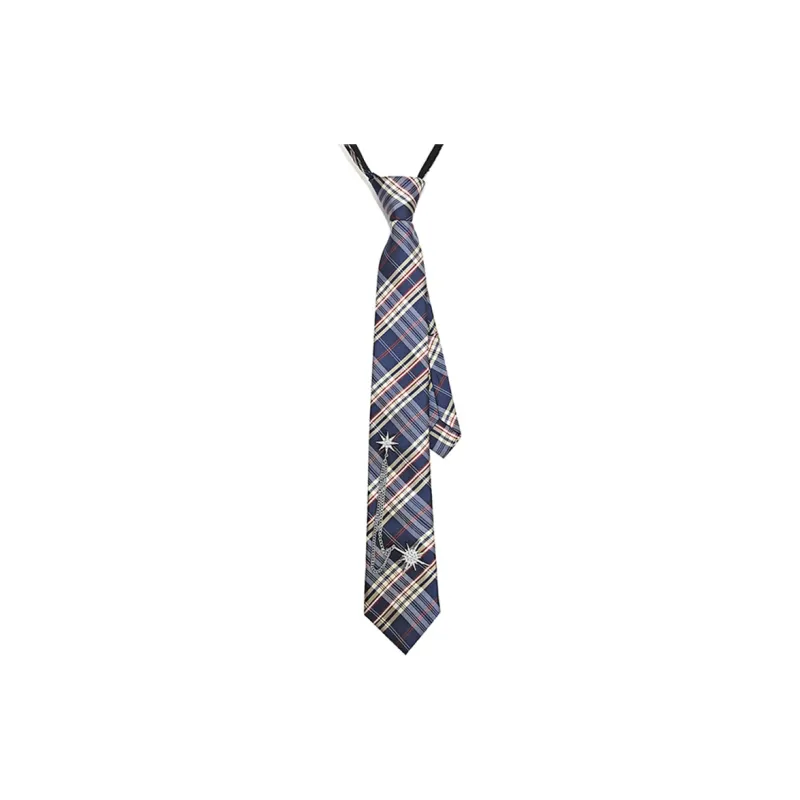 BAIJUAN Polyester Ties Women's Black, Navy Blue, Blue, Pink, Khaki-8