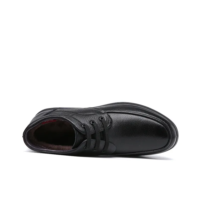 AOKANG Business Casual Shoes Men's Black-5