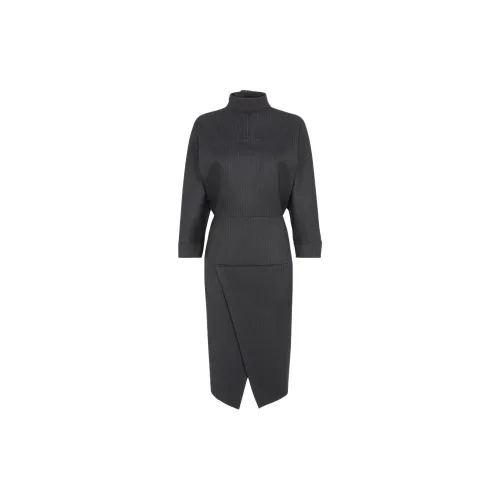 FENDI Long-Sleeved Dresses Women's Black