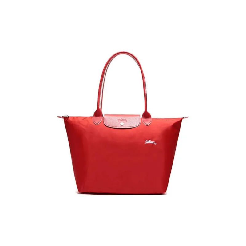 LONGCHAMP Le Pliage Fabric Tote Bag, Shopping Bag, Handbag Women's Vermilion-0