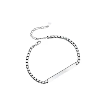 JESCAKOO S925 Sterling Silver Bracelets Unisex
