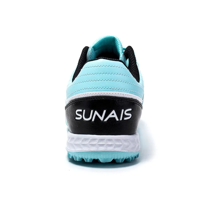 SUNAIS Soccer Shoes Unisex Low Top White Black-2