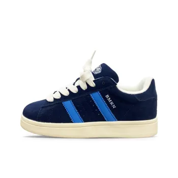 XLAIII Anti Slip Wear Resistant Low Top Skateboard Shoes Unisex Deep Sea Blue