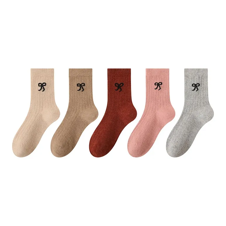 BONAS Mid-Calf Socks Women's Combo Set-11