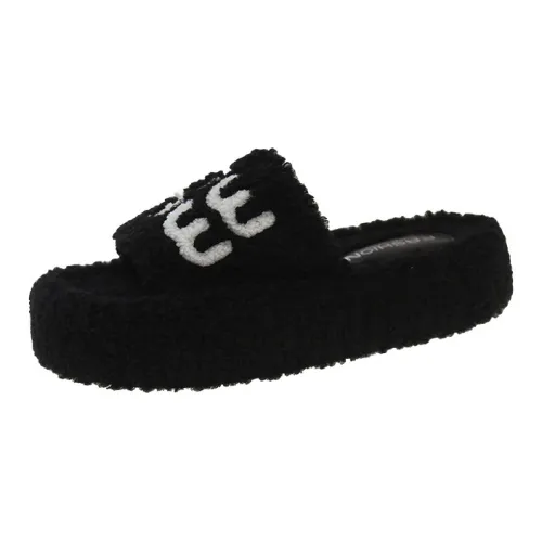 ALPLUME Women's Home Slippers Black Yellow Brown Ecru Slippers & Home Slippers