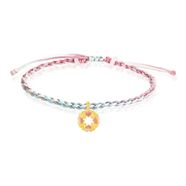 Old Qingyun Silver Building Gold Bracelet Unisex-0
