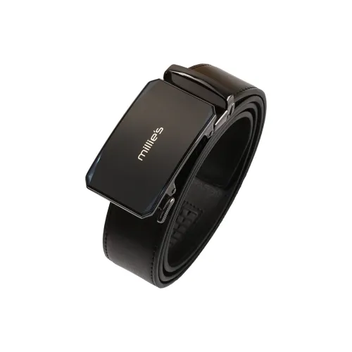 MILLIE'S Cow Split Leather Leather Belts Men's Width  3.5cm