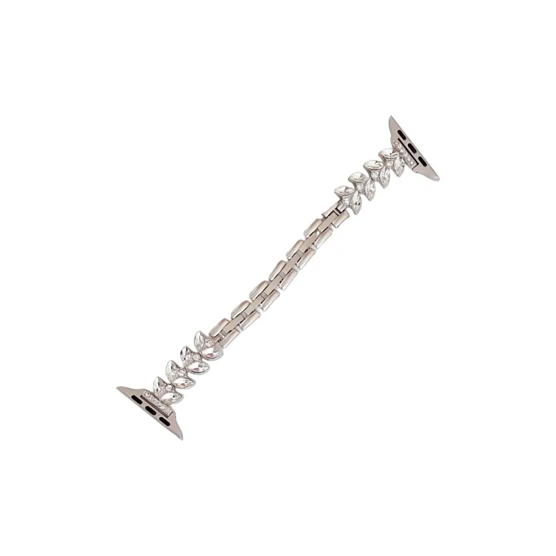 NCFCK Watch Band Apple Compatibility Rhinestone Embellished Mermaid Diamond Chain Material-10