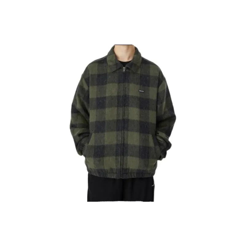 Thisisneverthat Jackets Unisex Olive Green-2