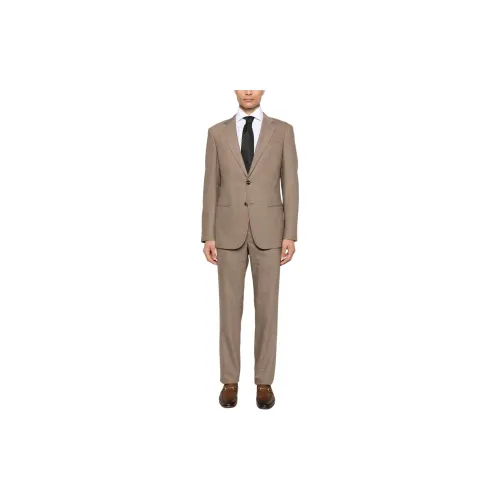 GIORGIO ARMANI Business Suits Men Taupe