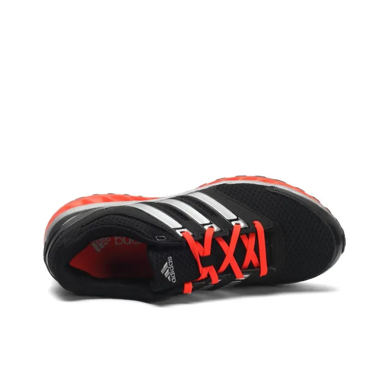 Adidas Falcon Elite 3 Breathable Anti-Slip And Wear-Resistant Low-Top Running Shoes Men's Black-2
