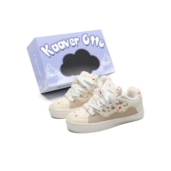 KAAVER OTTO Coverage Cushioning Height Increasing Low Top Skateboard Shoes Unisex Box Included