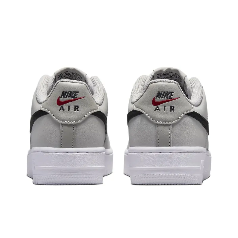 Nike Air Force 1 Anti Slip Wear Resistant Low Top Kids' Skateboarding Shoes Gray Unisex-4