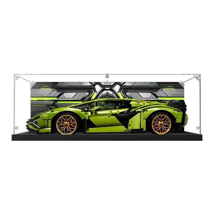 KGBOX Compatibility Building Block 42115 Lamborghini SIAN Lightning Model Accessories-0