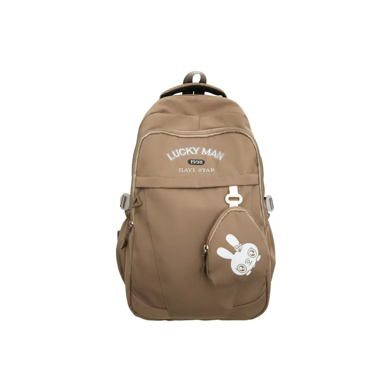 Gorora Nylon Backpack Regular Women's Multicolor-5