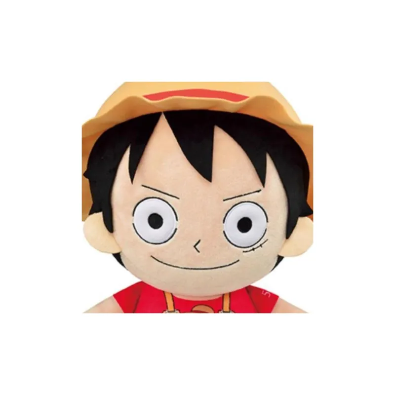 BANPRESTO Monkey D. Luffy One Piece Glass Factory Dolls Plush Doll 30cm High-2