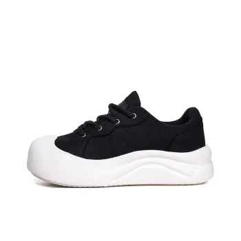 HOBIBEAR Casual Shoes Unisex Low Top Black/White/Milk