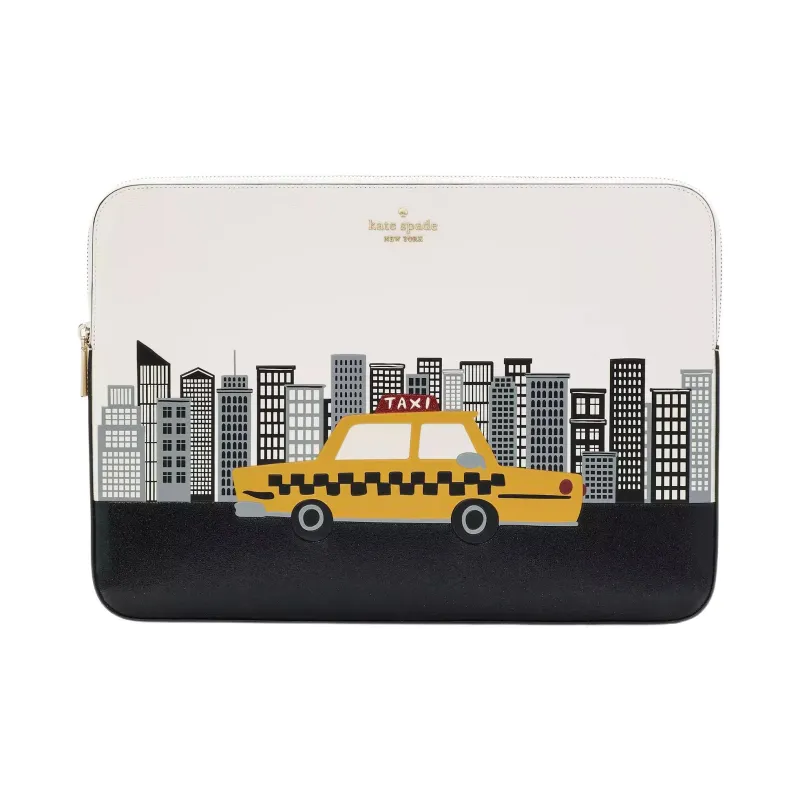 Kate Spade PVC Polyvinyl Chloride Laptop Storage Bag Women's Protein Cream Composite-0