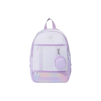 Kawasaki Fabric Backpack Regular Unisex Purple/Beige/Blue