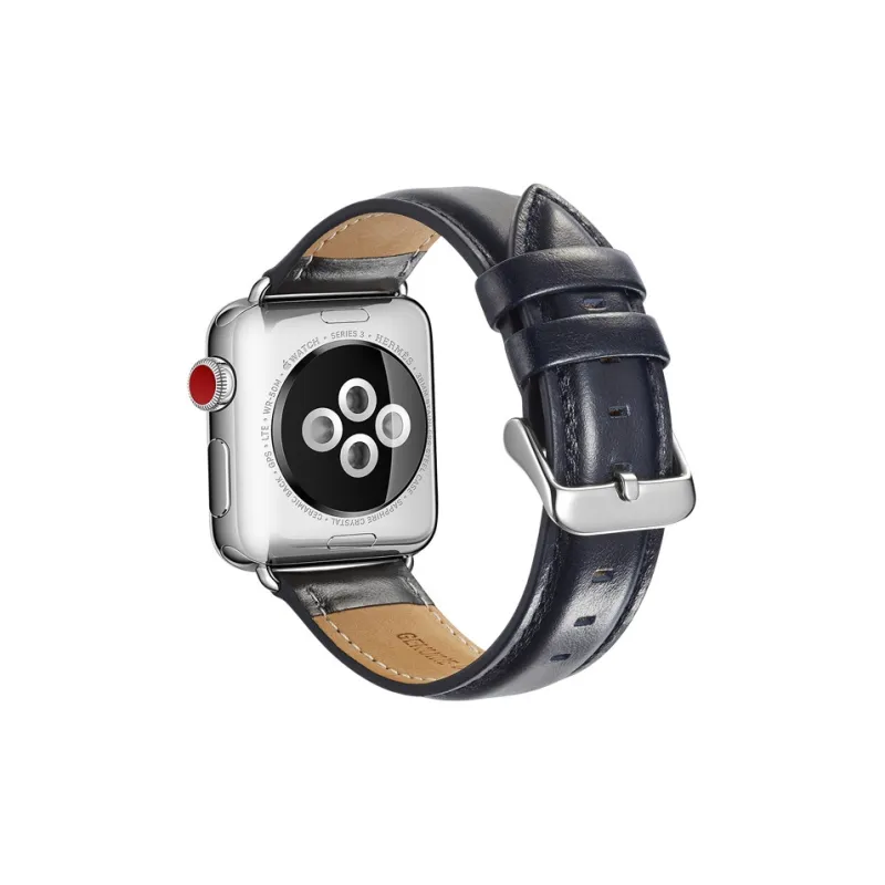 Vobafe Watch Band Apple Compatibility Cowhide Leather Material-12