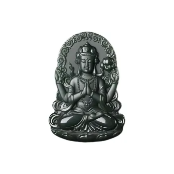 Run Ding Hetian Jade Pendants Green Jade Men