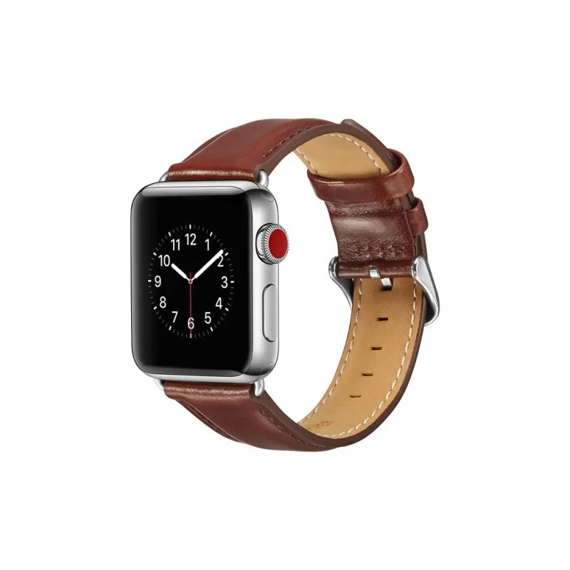Vobafe Watch Band Apple Compatibility Cowhide Leather Material-15
