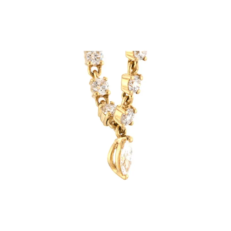 Anita Ko 18kt Yellow Gold Sienna Diamond Drop Huggie Hoop Earrings-1