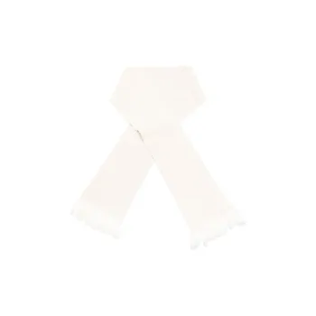 CHARLES JEFFREY Lambswool Nylon Knit Scarves Women's White