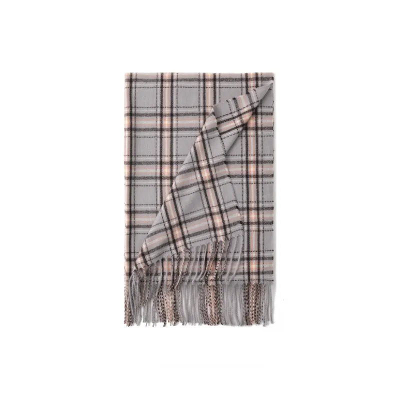FREE RABBITⅡ Soft Skin Friendly Comfortable Warm Shawl Advanced Korean Style Scarf Unisex-3
