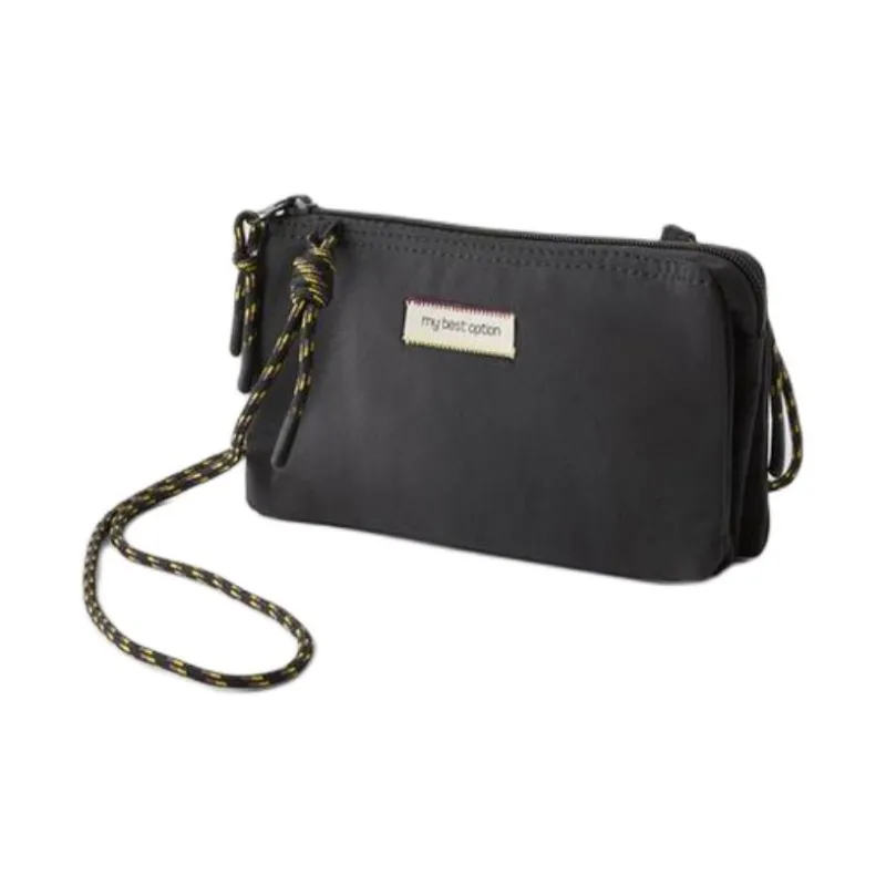 ZARA Polyamide Nylon Shoulder Bag Crossbody Bag Regular Unisex Black-1