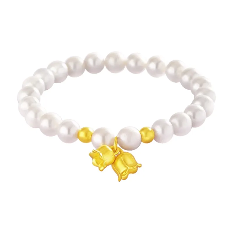 D.Get Gold Bracelet Unisex-5