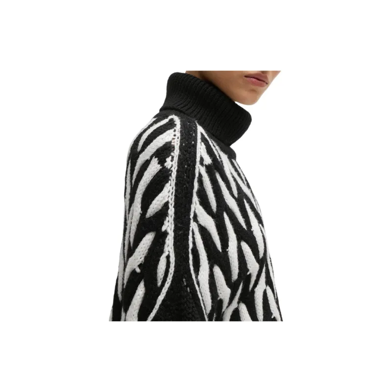 HUGO BOSS Cable knit Wool Sweater-4