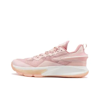 PEAK Durable Cushioning Low Top Basketball Shoes Men's Pink