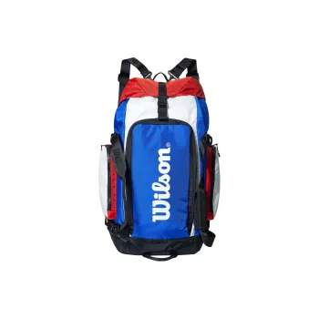 Wilson Nylon Backpack Regular Unisex Blue/White/Red