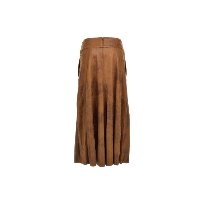 ISABEL MARANT ETOILE Genevi Flared Midi Skirt-1