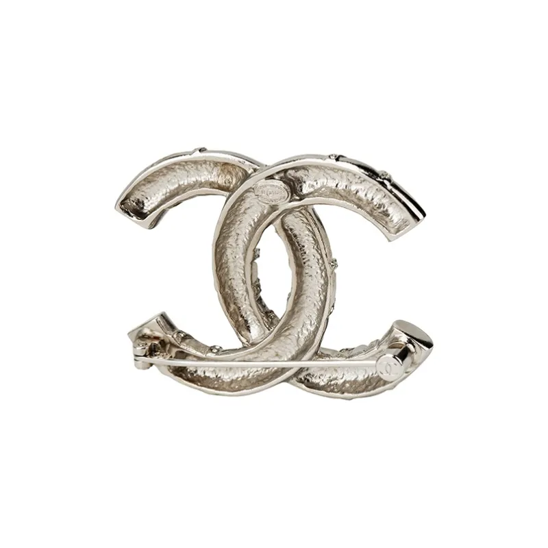 CHANEL Brooches Unisex Silver-2