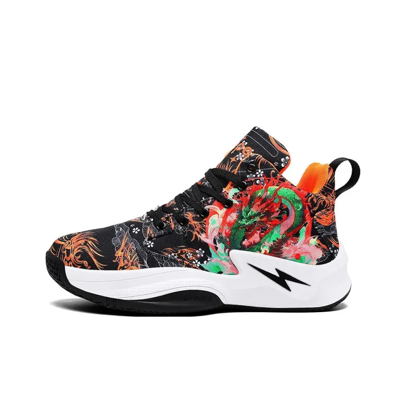 Pepe The Frog Slip Resistant And Abrasion Resistant Coverage Mid Top Basketball Shoes Unisex-6