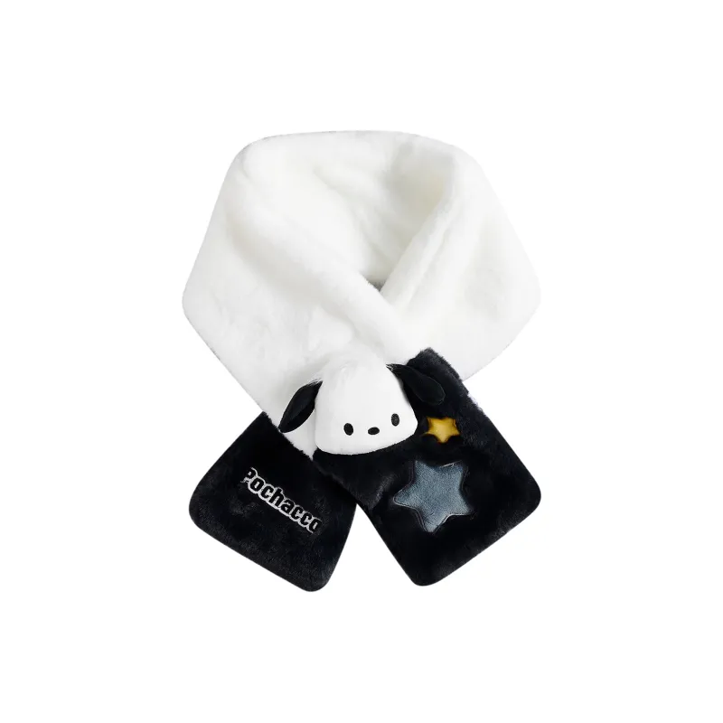 Sanrio Pacha Dogs Knit Scarves Unisex-0