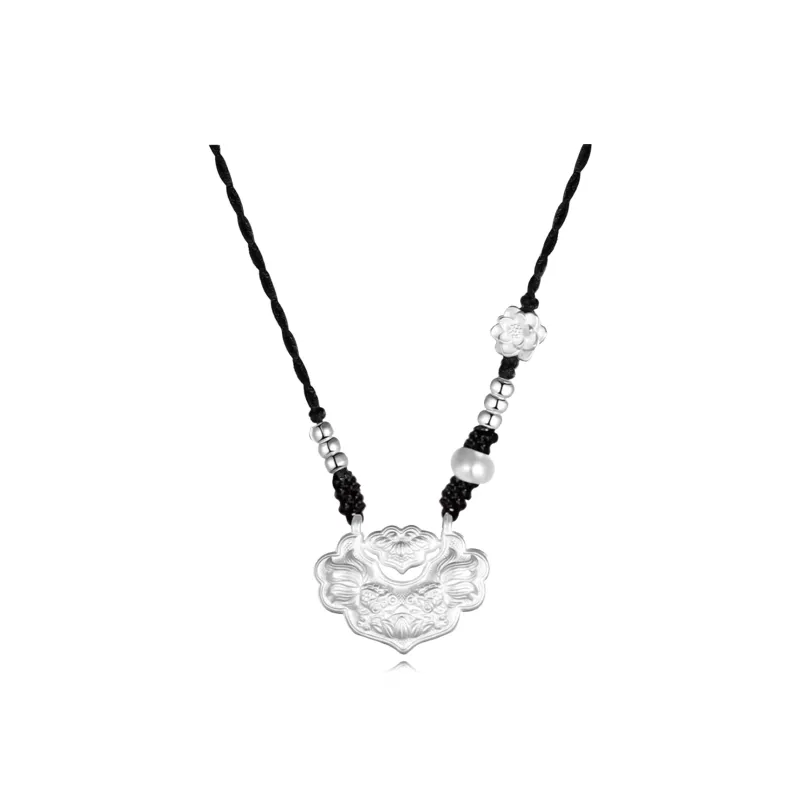 SUCH NICE S999 Fine Silver Necklaces Women's-5