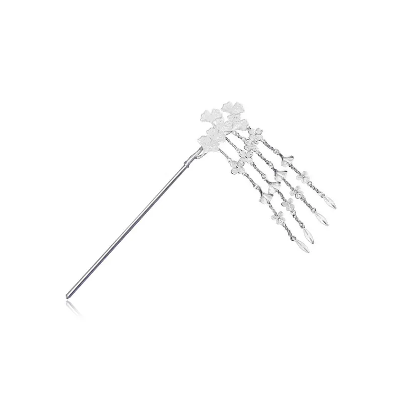 DVNRR S 990 Silver Foot Silver Hairpins Women's-0