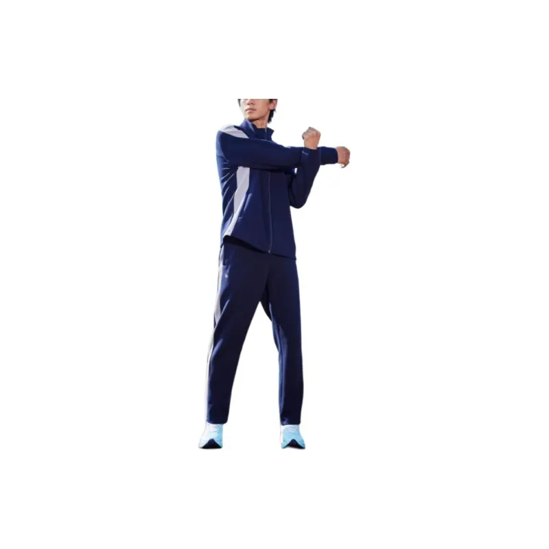 QIAODAN x QIANGFENGCHUIFU LIANMINGKUAN X DA K LIANMINGKUAN Jackets Coats Men's Nova Blue/Pure Gray-2