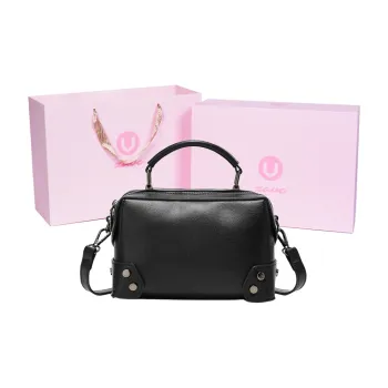 ZAVC PU One Shoulder Handbag Women's Black/Rose Red/Brown/Earth Yellow