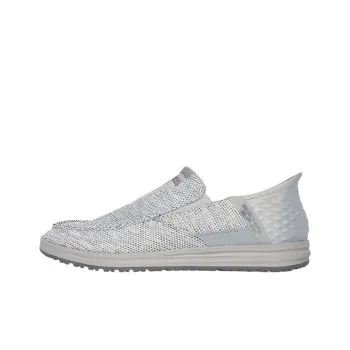 Skechers Melson Slip Resistant And Breathable Low Top Casual Shoes Men's Gray