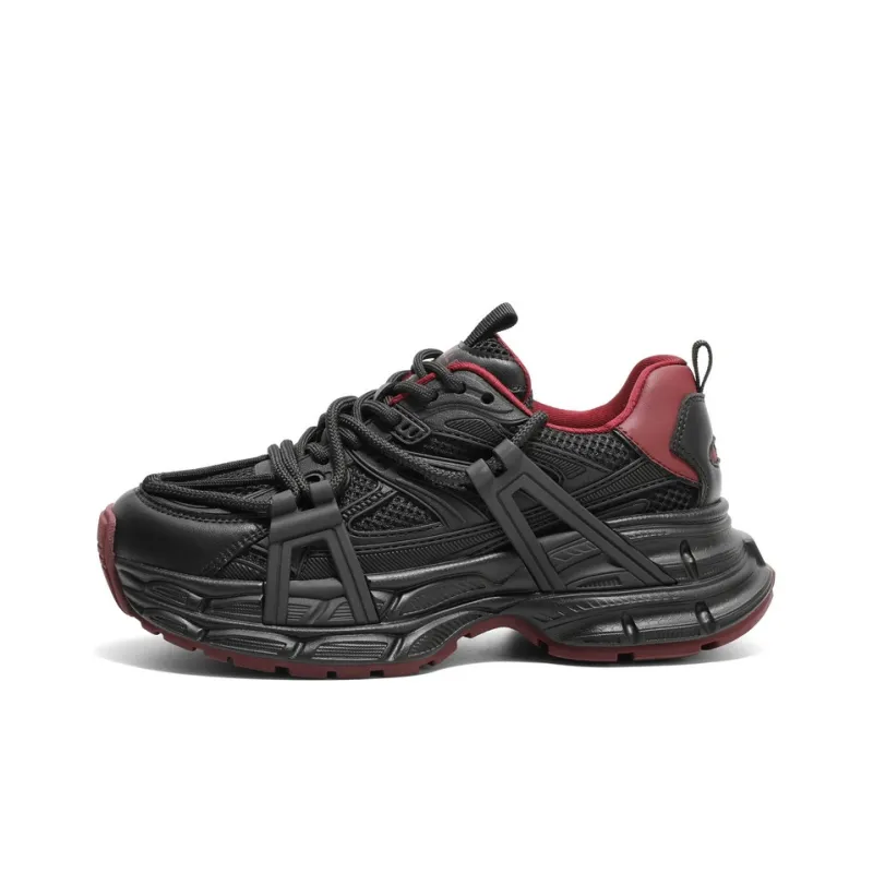 BELLE Wear-Resistant Slip-Resistant Low-Top Chunky Sneakers Women's-15
