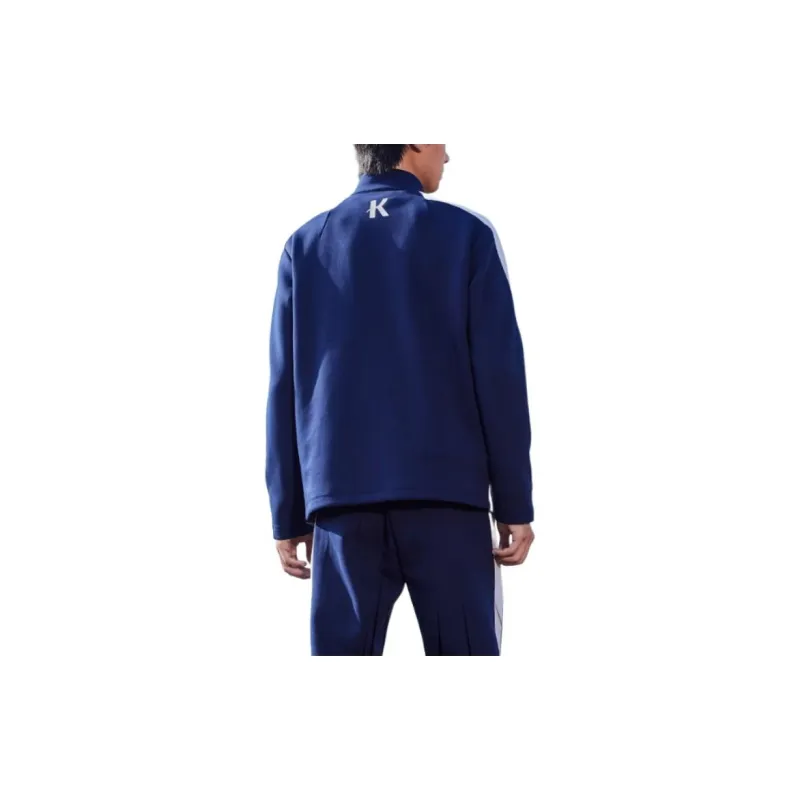 QIAODAN x QIANGFENGCHUIFU LIANMINGKUAN X DA K LIANMINGKUAN Jackets Coats Men's Nova Blue/Pure Gray-4