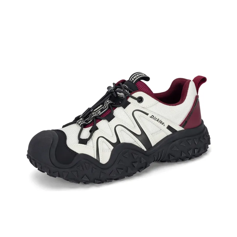 Dickies Wear-Resistant Low-Top Chunky Sneakers Women's Beige Red-1