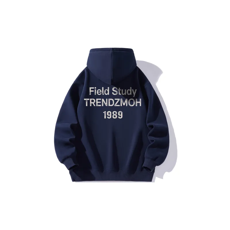 ZMOH Fleece Lined Hoodie Unisex Couple's-14