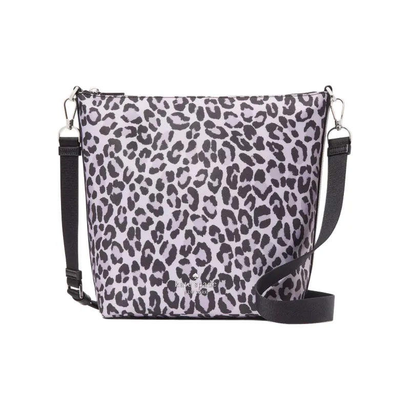 Kate Spade Chelsea Recycled Nylon Shoulder Bag, Crossbody Bag Tubas Women's Purple Mist Multicolor-0