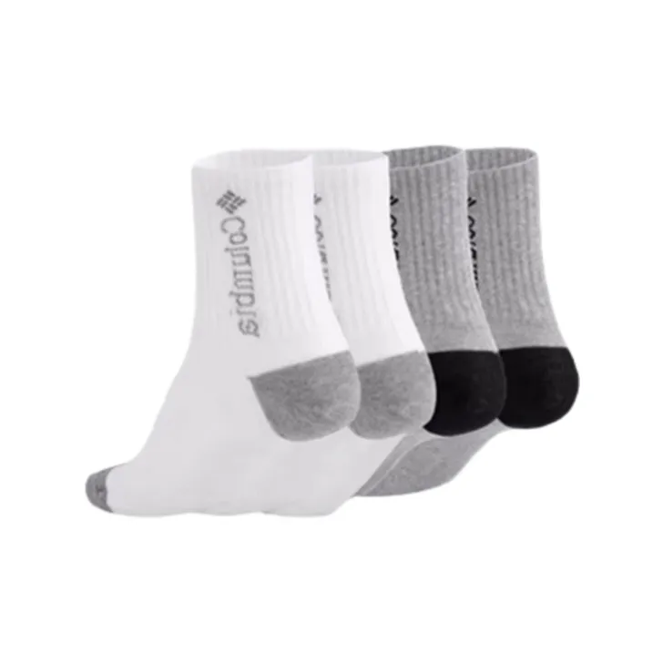 Columbia Mid-Calf Socks Unisex 4 Pack-1