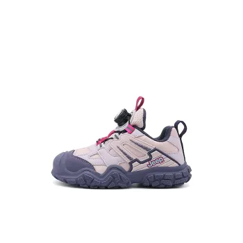 Jeep Wear Resistant Cushioning Slip Resistant Breathable Kids Lifestyle Shoes Pink Purple Kids'